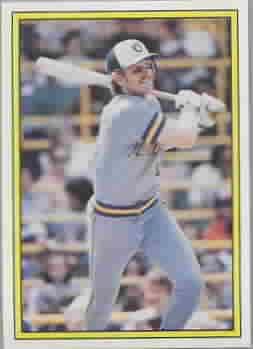 1983 KG Glossy Baseball Cards